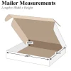 Unbranded 17 1/8" x 11 1/8" x 2" - Deluxe Literature Mailer, 50/Bundle* Corrugated Mailers