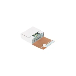Unbranded 5 3/4" x 5 1/16" x 1 3/4", Self-Seal CD Mailers, White, 200/Bundle (MM1002)* Corrugated Mailers