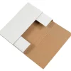 Partners Brand 7 1/2" x 5 1/2" x 2" Easy-Fold Mailers, 50/Bundle (M752BF)* Corrugated Mailers