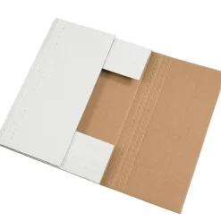 Partners Brand 14 1/8" x 8 5/8" x 2" Easy-Fold Mailers, 50/Bundle (M1482BF)* Corrugated Mailers