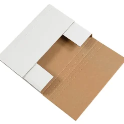 Partners Brand 14 1/4" x 11 1/4" x 2" Easy-Fold Mailers, 50/Bundle (M14112BF)* Corrugated Mailers