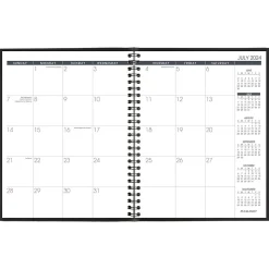 AT-A-GLANCE 2024-2025 7" x 8.75" Academic Monthly Planner, Faux Leather Cover, Black (70-127-05-25) Discount