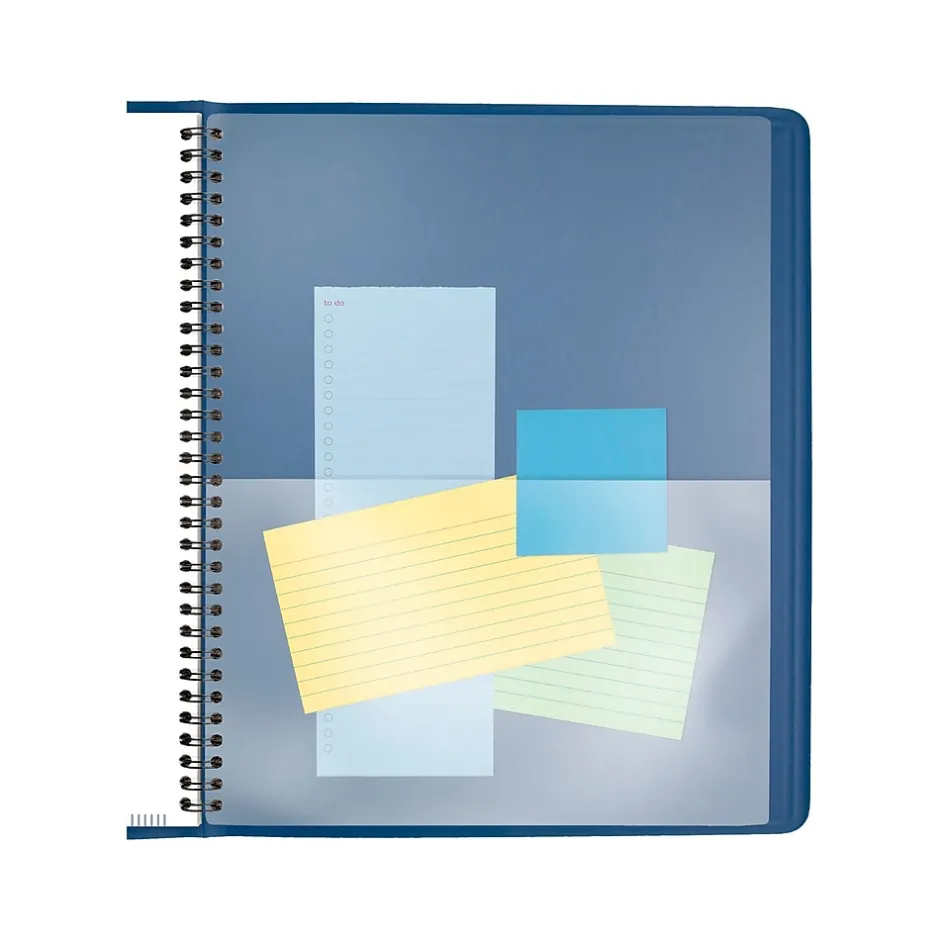 AT-A-GLANCE 2025-2026 9" x 11" Monthly Planner, Faux Leather Cover, Blue (70-250-20-25) Best