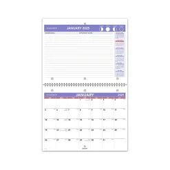 AT-A-GLANCE 2025 11" x 8.5" Monthly Wall Calendar, White/Purple (PM170-28-25) Discount