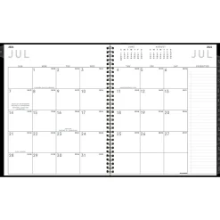 AT-A-GLANCE 2024-2025 Contemporary 9" x 11" Academic Monthly Planner, Faux Leather Cover, Black (70-074X-05-25) Discount