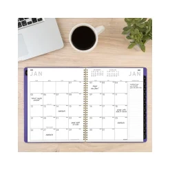 AT-A-GLANCE 2025 Contemporary 9" x 11" Monthly Planner, Faux Leather Cover, Purple (70-250X-14-25) Outlet