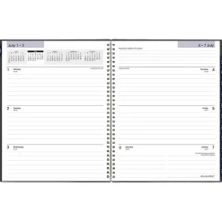 AT-A-GLANCE 2024-2025 DayMinder 8.5" x 11" Academic Weekly & Monthly Planner, Poly Cover, Charcoal (AYC545-45-25) Outlet