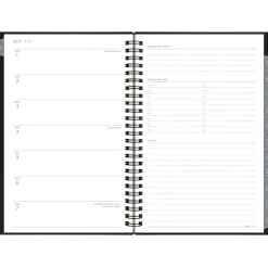 AT-A-GLANCE 2024-2025 Elevation 5.5" x 8.5" Academic Weekly & Monthly Planner, Poly Cover, Black (75-101P-05-25) Sale