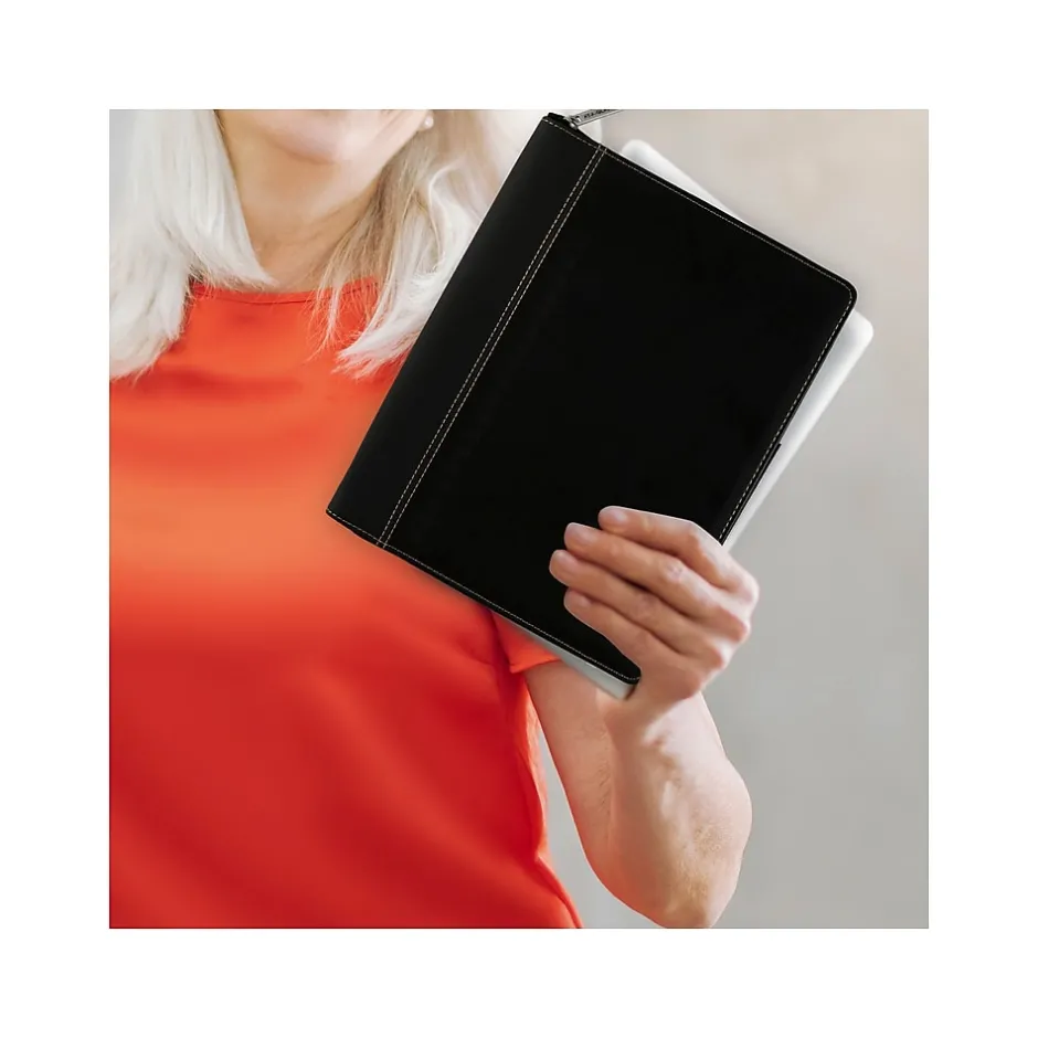 AT-A-GLANCE 2025 Executive 8.25" x 11" Weekly & Monthly Appointment Book, Faux Leather Cover, Black (70-NX81-05-25) Best