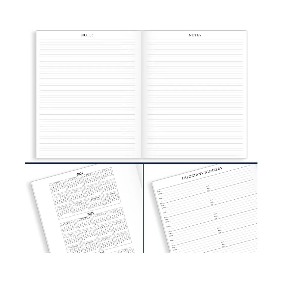 AT-A-GLANCE 2025 Executive 11" x 9" Monthly Padfolio Refill, White/Black (70-909-10-25) Best