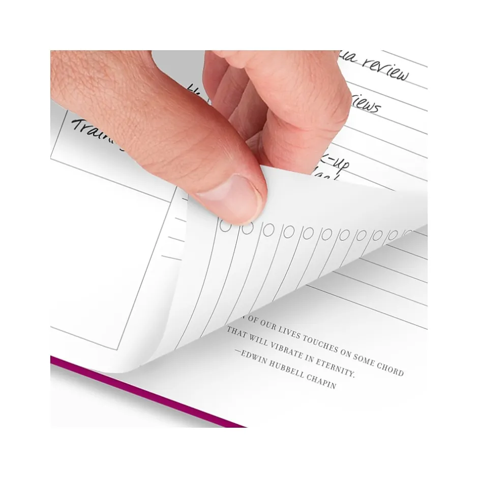 AT-A-GLANCE 2025 Harmony 8.5" x 11" Weekly & Monthly Planner, Poly Cover, Beetroot (1099-905-56-25) Best