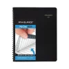 AT-A-GLANCE 2025 24-Hour 7" x 8.75" Daily Appointment Book Planner, Faux Leather Cover, Black (70-824-05-25)