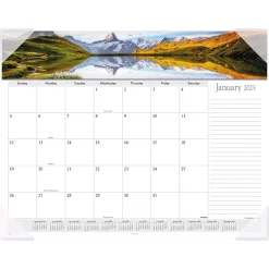 AT-A-GLANCE 2025 Panoramic Landscape 21.75" x 17" Monthly Desk Pad Calendar (89802-25)