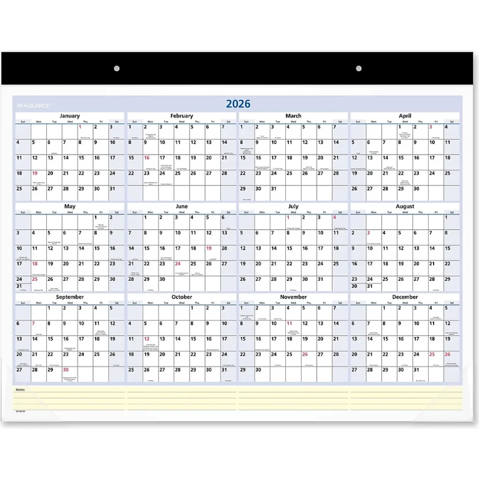 AT-A-GLANCE 2025 QuickNotes 21.75" x 17" Monthly Desk Pad Calendar (SK700-00-25) Hot