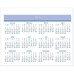 AT-A-GLANCE 2025 QuickNotes Flip-A-Week 7