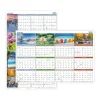 AT-A-GLANCE 2025 Seasons in Bloom 36" x 24" Yearly Wall Calendar, Reversible (PA133-25) Clearance