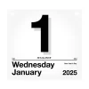 AT-A-GLANCE 2025 Today Is 8.5" x 8" Daily Calendar Refill, White/Black (K4-50-25) Sale