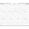 AT-A-GLANCE 2025 WallMates 24" x 18" Yearly Dry-Erase Wall Calendar, White/Gray (AW5060-28-25) Best