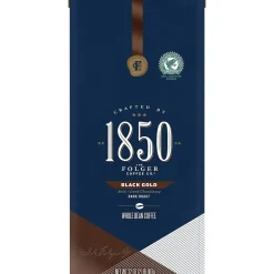 Coffee<1850 Black Gold, Dark Roast Coffee, Whole Bean, 2-Pound (2550021522)