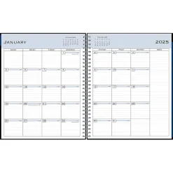 Blue Sky 2025 8" x 10" Monthly Planner, Plastic Cover, Black (150853) Best