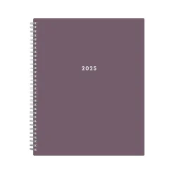 Blue Sky 2025 8.5" x 11" Weekly & Monthly Planner, Plastic Cover, Purple (150539) New