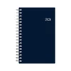 Blue Sky 2025 3.63" x 6.13" Weekly & Monthly Planner, Plastic Cover, Navy Blue (148395) Outlet