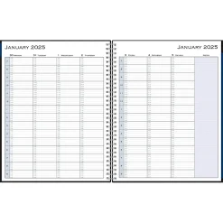 Blue Sky 2025 8.5" x 11" Weekly & Monthly Appointment Book, Plastic Cover, Black (150848) Best