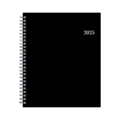 Blue Sky 2025 7" x 9" Weekly & Monthly Planner, Plastic Cover, Black (148393) Discount