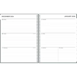 Blue Sky 2025 8.5" x 11" Weekly & Monthly Planner, Plastic Cover, Slate Gray (152195) Hot
