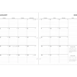 Blue Sky 2025 Amalia 8.5" x 11" Monthly Planner, Plastic Cover, Multicolor (152534) Discount