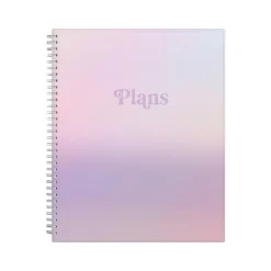 Blue Sky 2024-2025 Amethyst 8.5" x 11" Academic Weekly & Monthly Student Planner, Plastic Cover, Ombre Purple (145014) New