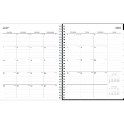 Blue Sky 2024-2025 Analeis 8" x 10" Academic Monthly Planner, Plastic Cover, White/Black (130613-A25) Online