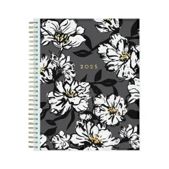 Blue Sky 2025 Baccara Dark 8" x 10" Monthly Planner, Plastic Cover, Multicolor (110216-25) Clearance