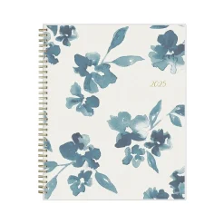 Blue Sky 2025 Bakah Blue 8.5" x 11" Weekly & Monthly Planner, Plastic Cover, White/Blue (137261-25) Sale