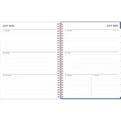 Blue Sky 2024-2025 Brandice 8.5" x 11" Academic Weekly & Monthly Planner, Plastic Cover, Multicolor (146847)