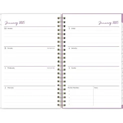 Blue Sky 2025 Britt Mills Ella Bloom 5" x 8" Weekly & Monthly Planner, Plastic Cover, Multicolor (152471) Sale