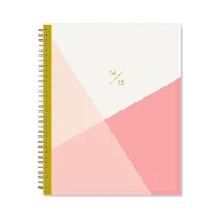 Blue Sky 2024-2025 Cali Pink 8.5" x 11" Academic Weekly & Monthly Planner, Plastic Cover, Multicolor (130619-A25) New