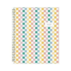 Blue Sky 2025 Checkerboard 8.5" x 11" Weekly & Monthly Planner, Plastic Cover, Multicolor (152476) Outlet