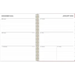 Blue Sky 2025 Checkerboard 8.5" x 11" Weekly & Monthly Planner, Plastic Cover, Multicolor (152476) Outlet