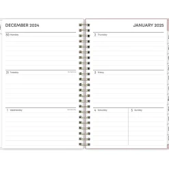 Blue Sky 2025 Checkerboard 5" x 8" Weekly & Monthly Planner, Plastic Cover, Multicolor (152477)