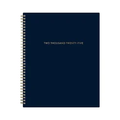 Blue Sky 2025 Cheeyna 8.5" x 11" Weekly & Monthly Planner, Plastic Cover, Navy (147946) Hot