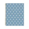 Blue Sky 2025 Cocolie 8.5" x 11" Weekly & Monthly Planner, Plastic Cover, Blue/White (148256) Clearance