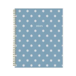 Blue Sky 2025 Cocolie 8.5" x 11" Weekly & Monthly Planner, Plastic Cover, Blue/White (148256) Clearance