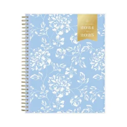 Blue Sky 2024-2025 Day Designer Annabel 8" x 10" Academic Monthly Planner, Plastic Cover, Blue/White (144868) Best