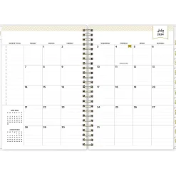 Blue Sky 2024-2025 Day Designer Climbing Floral Mint 5.88