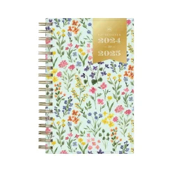 Blue Sky 2024-2025 Day Designer Flower Mint 3.63" x 6.13" Academic Weekly & Monthly Planner, Multicolor (144878) Online