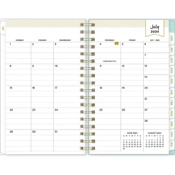 Blue Sky 2024-2025 Day Designer Flower Mint 3.63