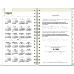 Blue Sky 2024-2025 Day Designer Flower Mint 3.63