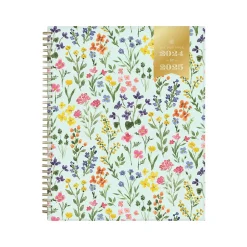 Blue Sky 2024-2025 Day Designer Flower Field Mint 8.5" x 11" Weekly & Monthly Planner, Plastic Cover, Multicolor (144877) Sale