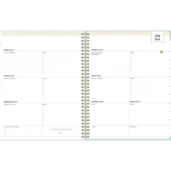 Blue Sky 2024-2025 Day Designer Flower Field Mint 8.5" x 11" Weekly & Monthly Planner, Plastic Cover, Multicolor (144877) Sale